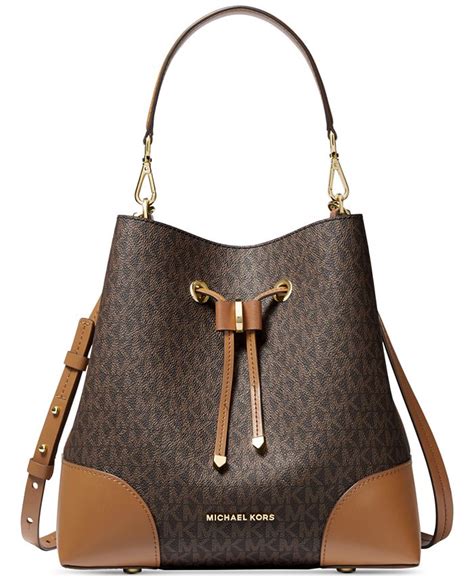 michael kors mercer gallery medium bucket shoulder bag|michael kors mercer bucket bag.